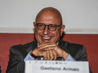 The Vice President of Sicilian Region Gaetano Armao In the Ernesto Ascione school in Palermo, during Mille Periferie, the network for urban...