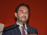 The undersecretary Gian Carlo Cancelleri In the Ernesto Ascione school in Palermo, during Mille Periferie, the network for urban regeneratio...