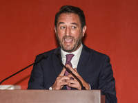 The undersecretary Gian Carlo Cancelleri In the Ernesto Ascione school in Palermo, during Mille Periferie, the network for urban regeneratio...