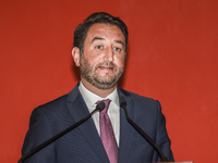 The undersecretary Gian Carlo Cancelleri In the Ernesto Ascione school in Palermo, during Mille Periferie, the network for urban regeneratio...