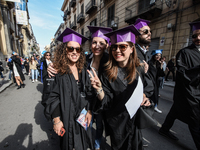 On the streets of Palermo, 550 graduates of the autumn session has marched. The graduation ceremony ended with the traditional "throwing of...