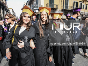 On the streets of Palermo, 550 graduates of the autumn session has marched. The graduation ceremony ended with the traditional "throwing of...