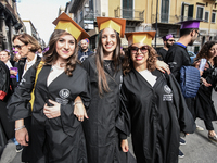 On the streets of Palermo, 550 graduates of the autumn session has marched. The graduation ceremony ended with the traditional "throwing of...