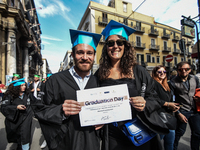 On the streets of Palermo, 550 graduates of the autumn session has marched. The graduation ceremony ended with the traditional "throwing of...