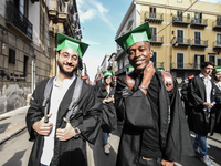 On the streets of Palermo, 550 graduates of the autumn session has marched. The graduation ceremony ended with the traditional "throwing of...