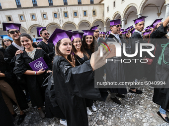 On the streets of Palermo, 550 graduates of the autumn session has marched. The graduation ceremony ended with the traditional "throwing of...