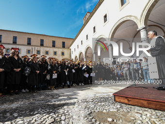 On the streets of Palermo, 550 graduates of the autumn session has marched. The graduation ceremony ended with the traditional "throwing of...