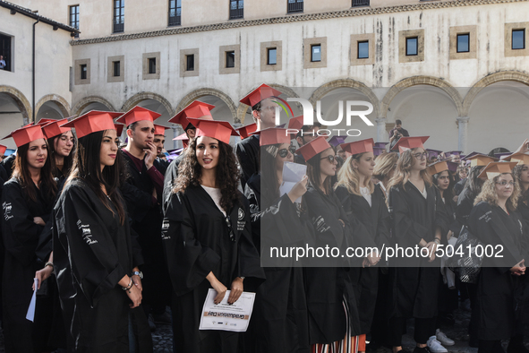 On the streets of Palermo, 550 graduates of the autumn session has marched. The graduation ceremony ended with the traditional "throwing of...