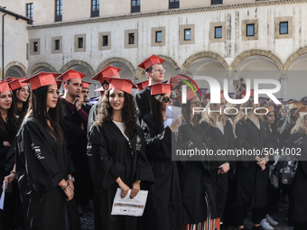 On the streets of Palermo, 550 graduates of the autumn session has marched. The graduation ceremony ended with the traditional "throwing of...