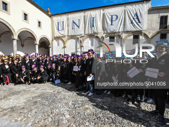 On the streets of Palermo, 550 graduates of the autumn session has marched. The graduation ceremony ended with the traditional "throwing of...