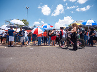 Brazilian students arrive for the National High School Exam (ENEM), in Franca, São Paulo, Brazil, on 3 November 2019. The exam is used as a...