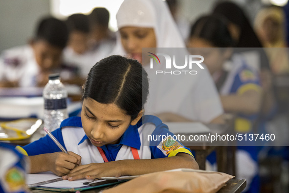 Student attend Primary Education Completion Examination in Dhaka, Bangladesh on November 17, 2019.
Primary Education Completion (PEC) and E...