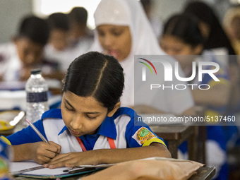 Student attend Primary Education Completion Examination in Dhaka, Bangladesh on November 17, 2019.
Primary Education Completion (PEC) and E...