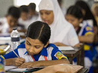 Student attend Primary Education Completion Examination in Dhaka, Bangladesh on November 17, 2019.
Primary Education Completion (PEC) and E...