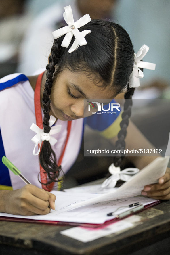 Student attend Primary Education Completion Examination in Dhaka, Bangladesh on November 17, 2019.
Primary Education Completion (PEC) and E...