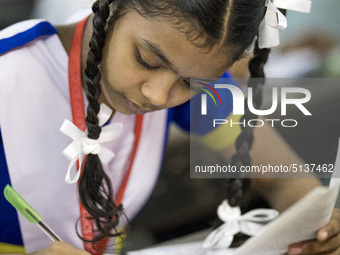 Student attend Primary Education Completion Examination in Dhaka, Bangladesh on November 17, 2019.
Primary Education Completion (PEC) and E...