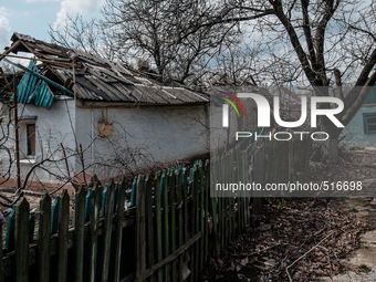 Walking in Krasnogorovka is walking amoung a tragedy of houses damage by the recent shelling from the separatist side.
On April 6 2015, we...