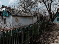 Walking in Krasnogorovka is walking amoung a tragedy of houses damage by the recent shelling from the separatist side.
On April 6 2015, we...