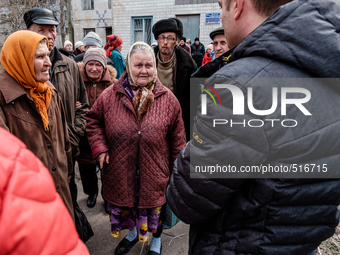 When they saw us, old people rush around us explaining their complaints and fears. Lot of them live on one meals per day since weeks now.
O...