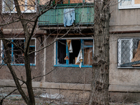 Evidence of people living in this precarity. Blue shirt hanging outside for drying.
On April 6 2015, we visit Krasnogorovka. What we saw is...