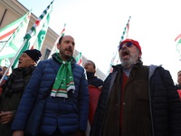 Hundreds of ex-Ilva workers from Taranto protest in Piazza Santi Apostoli in Rome, Italy, on 10 September 2019. The goal is to reach an agre...