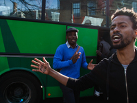 Asylum seekers who have been refused permits to stay in The Netherlands protested for the second day in a row in the Dutch capital on April...