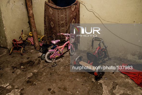 Kidd's bicycle belonging to the several families could live in the bunker (up to 70 people at a time).  Last 12 and 15 of April 2015, with t...