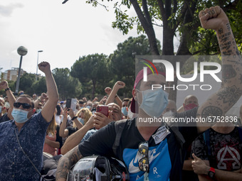 Employees from NISSAN and subcontractors fill a Renault dealership with signs and cut off the access motorway to Barcelona protest in Barcel...