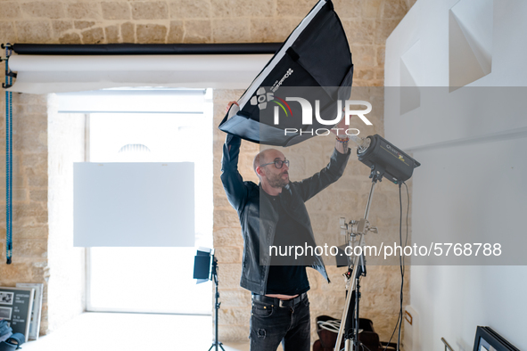 A studio photographer at work in Molfetta, Italy  on 8 June 2020.
The work of the studio photographers, after the pandemic, unlike the othe...