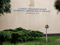 The First General Education High School (I Liceum Ogolnokrztalcace im. Stefana Zeromskiego) in Kielce, Poland on the June 8, 2020. It is the...