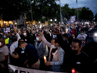 Workers and relatives of NISSAN and the multinational's subsidiary companies are protesting in the streets of Barcelona against the closure...