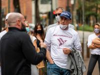 The assembly of Airitaly workers in front of Regione Lombardia building for the updates on the liquidation of the company on June 12, 2020 i...