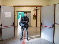 A student waits for his turn to begin the examTurin, Italy on 17th June 2020. The final high school exam represents a return to class for st...