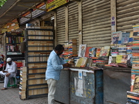 Empty streets of the Book Market In Kolkata, India, on July 16, 2020. According to the very recent situation all the educational institution...