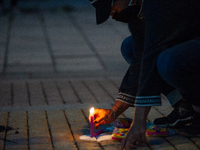 Students strike on the National University of Colombia for a free of charge semester as many of them had been hit by the economic recession...