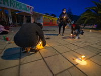 Students strike on the National University of Colombia for a free of charge semester as many of them had been hit by the economic recession...