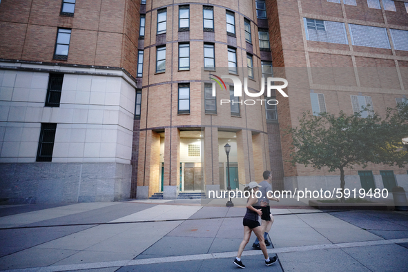 A view of Stuyvesant High School in Manhattan  as New York City, United States continues Phase 4 of re-opening following restrictions impose...