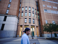 A view of Stuyvesant High School in Manhattan  as New York City, United States continues Phase 4 of re-opening following restrictions impose...