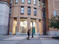 A view of Stuyvesant High School in Manhattan  as New York City, United States continues Phase 4 of re-opening following restrictions impose...