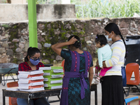 Guidance for the new distance education modality in Ahuelican, Guerrero, Mexico, on  August 24, 2020 The Benito Juarez Bilingual Primary Sch...