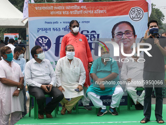 West Bengal Chief Minister Mamata Banerjee nephew and Trinamool Congress MP  Abhishek Banerjee addresses and attend Shri Parthya Chatterjee...