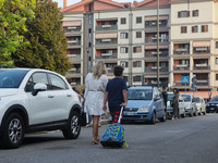 Reopening of schools after the forced closure due to the Coronavirus emergency in Italy, Milan, Italy, on September 14, 2020 (