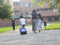 Reopening of schools after the forced closure due to the Coronavirus emergency in Italy, Milan, Italy, on September 14, 2020 (