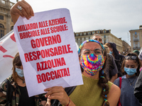 Students strike against the way the Italian government managed, with delays and failures, the restart of the school year 2020/2021, followin...