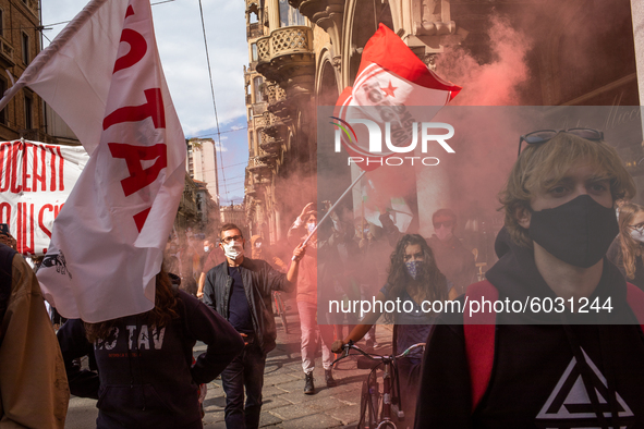 Students strike against the way the Italian government managed, with delays and failures, the restart of the school year 2020/2021, followin...