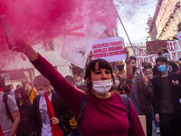 Students strike against the way the Italian government managed, with delays and failures, the restart of the school year 2020/2021, followin...