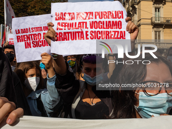 Students strike against the way the Italian government managed, with delays and failures, the restart of the school year 2020/2021, followin...