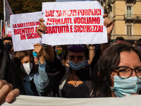 Students strike against the way the Italian government managed, with delays and failures, the restart of the school year 2020/2021, followin...