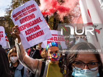 Students strike against the way the Italian government managed, with delays and failures, the restart of the school year 2020/2021, followin...