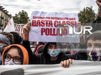 Students strike against the way the Italian government managed, with delays and failures, the restart of the school year 2020/2021, followin...